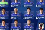 【悲報】日本代表、スタメン発表