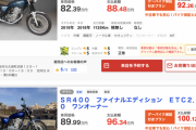 【悲報】中古おバイク、高すぎる…