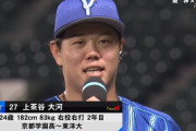 完全体DeNA先発ローテ 今永 東 平良 濱口 上茶谷 大貫(井納)←これ