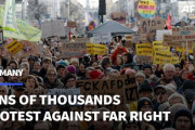 ドイツ、極右と極左が全面衝突間近  [1/23]