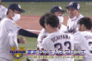 ワイロッテファン、ヤクルトの優勝を見ながら咽び泣く