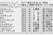 10/11(日)第71回毎日王冠(GⅡ)