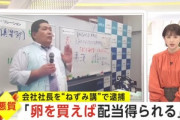 【悲報】毎月13900円で90個卵を買えば毎月最大160万円貰えるビジネス､詐欺だった　ねずみ講容疑で58歳代表逮捕