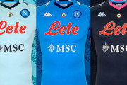 ナポリ、「デザイン全部同じ」の2020-21新ユニフォームを一挙発表