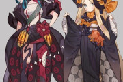 【FGO】洋風な北斎ちゃん＆和風なアビーちゃん！！　あぁ＾～最高＾～