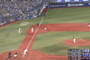 【GIF】昨日の阪神・北條の守備WWVVWWVV