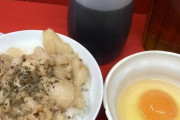 【悲報】ラーメン二郎さん、『背脂丼』とかいう恐ろしく暴力的なメニューを開発してしまう