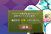 【パズドラ】仮に10日間毎日88個計880個配ったとしても文句言う層はいるだろう