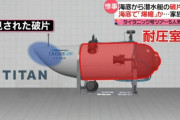 専門家「タイタン号は物凄い水圧で押し潰される『爆縮』。全てほぼ粉々な状態だと思われます」