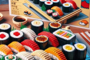 外国人「寿司や世界の料理をAIでレゴっぽくしてみた！」