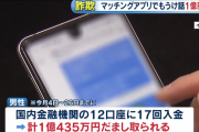 マッチングアプリで知り合った女の儲け話に乗って1億円取られちゃった