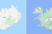 Google マップがカラフルに。緑や砂漠、山頂の積雪を鮮やかに表現