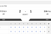 【2軍 ヤクルトvs.日本ハム】2-1で負け