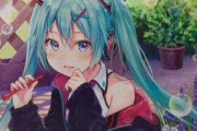 フカヒレ氏イラストを使用した『初音ミク液晶ディスプレイ』が登場！全面ミク仕様