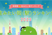 2023年の住みたい街ランキング首都圏版　3位：大宮　2位：吉祥寺