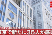 【速報】東京コロナ+35…4日連続30人超え…