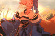 【FGO】玉藻ちゃんイラスト！！　麦畑と玉藻ちゃんいいですね！！