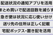 「再配達」削減 集中的に呼びかけへ 受け取り方できることは