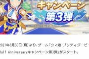 【ウマ娘】明日にはハフバ記念ミッション第三弾情報さすがに来るよな？
