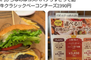 【画像】このクラスのハンバーガーが食べ放題という大盤振る舞いｗｗｗｗｗ