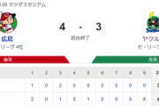 【試合結果】ヤクルト3-4広島　泥沼の7連敗…石川5回4失点 村上タイムリー