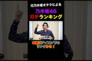 元乃木坂ガチ勢によるぶっちゃけランキング #shorts #short #乃木坂46