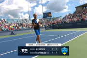 1位メドベージェフがシャポバロフに勝利しシンシナティベスト8へ！！