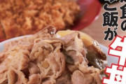 【朗報】 かつやさん遂に本気を出す、定食のご飯を+200円で牛丼に変更可能になる！！！