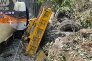 【台湾】台湾の列車事故　トラック運転手を拘束
