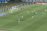 ◆Gif小ネタ◆U24代表菅原由勢さん、相馬の絶妙クロスをナイスクリア！