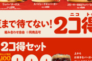 【緊急速報】バーガーキング、バーガー２コで５００円??ｗｗｗｗｗｗｗｗｗｗｗｗｗｗ