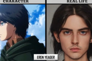 【画像】進撃の巨人のキャラが現実にいたらこんな感じになりそうｗｗｗ