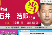 自民・石井浩郎(打点王) 当選（参議院選挙）
