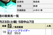 最後に武士沢騎手が1日2勝したのっていつなんやろか　他