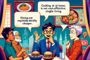 識者「自炊がコスパ良いって話はデマ。特に単身生活では、外食の方が絶対に安く済む」