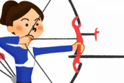 【画像】こんなお胸でアーチェリーやって大丈夫なの？？？