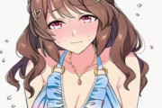 【ウマ娘】ハローさんがフサパンの水着を着るとかいう名画。「中学生の水着を着るのはレギュレーション違反なのよね…」