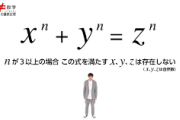 X民さん、フェルマーの最終定理を解いたと豪語してしまう