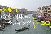コロナが収束したら海外旅行で行きたい国・地域ランキングが発表される