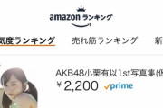 AKB48小栗有以1st写真集、Amazonの「本」人気度ランキング1位に！！