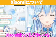 【朗報】大人気Vtuber「Xiaomi使ってる人珍しいwwwガジェットとか好きなんだろうな…」
