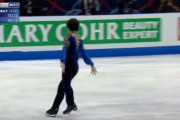 世界選手権2018、怪我と疲労でボロボロの宇野昌磨。会場全体からの拍手に奮起し、終盤の4回転から高難度コンボを完璧に決め、涙ながらに日本枠を守り抜いた矜恃。