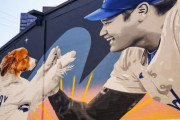 大谷翔平とデコピンの壁画に全米騒然！←「最高だ！」（海外の反応）