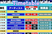 【≒JOY】12月8日(日)『ちかっぱ祭2024』タイムテーブル解禁