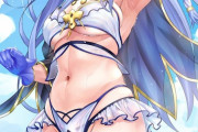 【FGO】水着のメディアさんイラスト！！　赤面メディアさん可愛いです！！