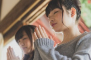 信じてる宗教　仏教31%　神道3%　キリスト教1%　仏教が人気なぜ？