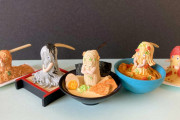 「幽霊」と「麺類」が合体して「幽麺」になった！ガチャフィギュアになって登場！