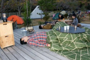 【冬キャン】電源不要のコタツでみんなでほっこり！