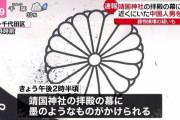 外国人「靖国神社で自称中国籍が墨汁を撒く、ため息が出るよ…」