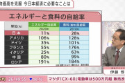 ジャップさん、エネルギーと食料自給率が主要国最低とバラされてしまうwwwwww